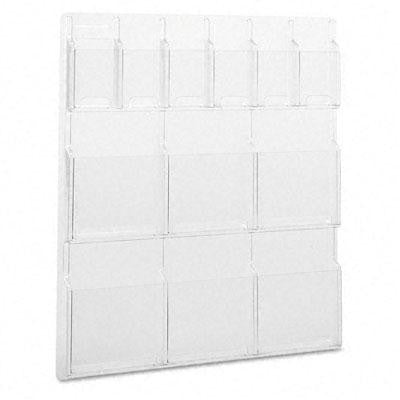 Safco® Reveal™ Clear Literature Displays