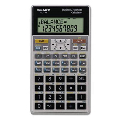 Sharp® EL-738C Financial Calculator