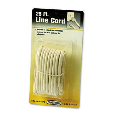 Softalk® Telephone Extension Cord, Plug-Plug