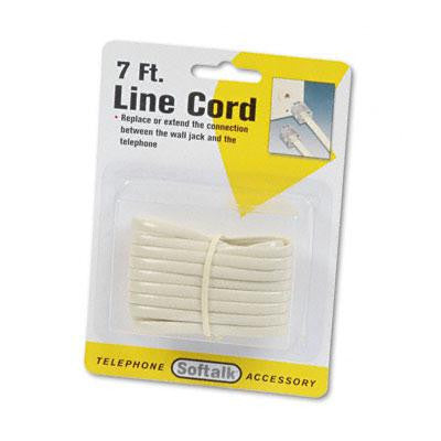 Softalk® Telephone Extension Cord, Plug-Plug