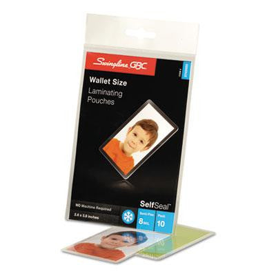 Swingline™ SelfSeal™ Self-Adhesive Laminating Pouches & Single-Sided Sheets