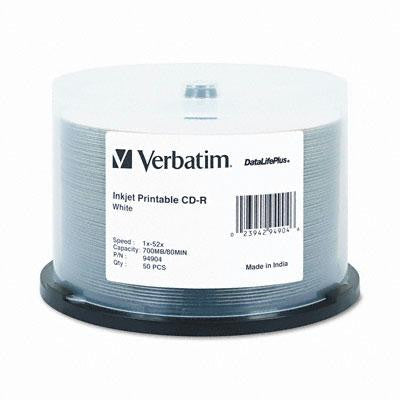 Verbatim® CD-R DataLifePlus Printable Recordable Disc