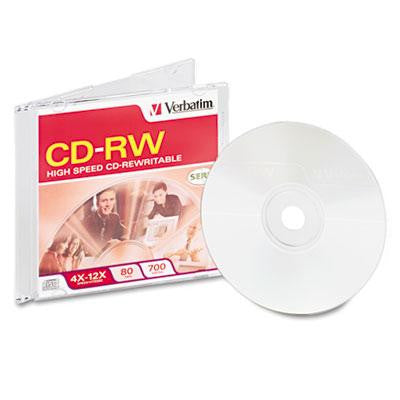 Verbatim® CD-RW High-Speed Rewritable Disc