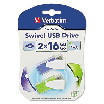 Verbatim® Store 'n' Go® Swivel USB Flash Drive
