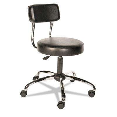 Alera Plus&trade; HL Series Height-Adjustable Stool with Back