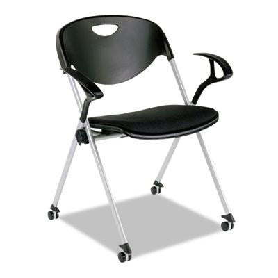 Alera Plus&trade; SL Series Nesting Stack Chair With Arms