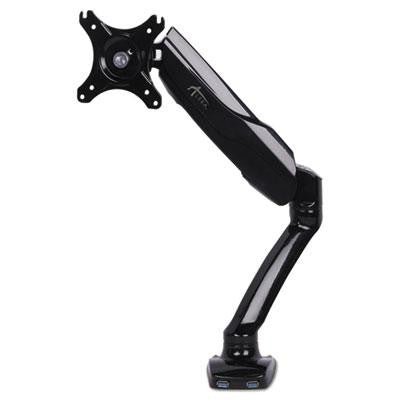 Alera&reg; Heavy-Duty Articulating Monitor Arm with USB