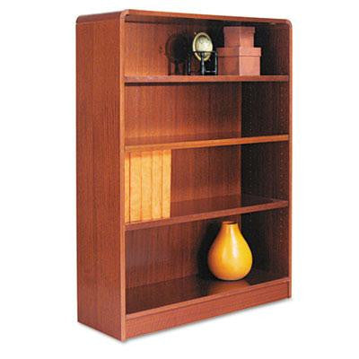 Alera&reg; Veneer Radius Corner Bookcase