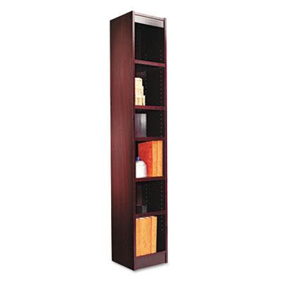 Alera&reg; Narrow Profile Bookcase With Finished Back