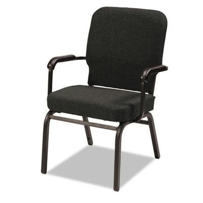 Alera&reg; Oversize Stack Chair with Fixed Padded Arms