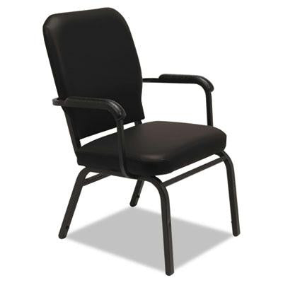 Alera&reg; Oversize Stack Chair with Fixed Padded Arms