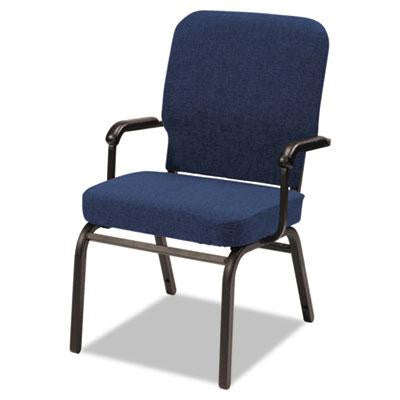 Alera&reg; Oversize Stack Chair with Fixed Padded Arms