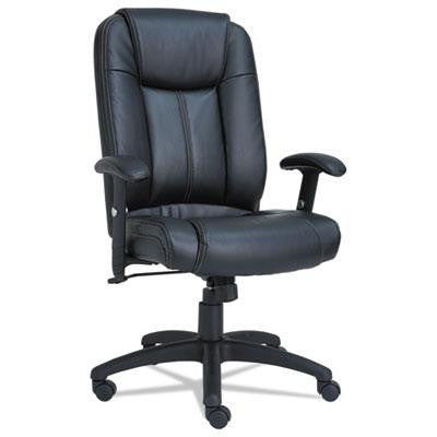 Alera&reg; CC Executive High-Back Swivel-Tilt Leather Chair