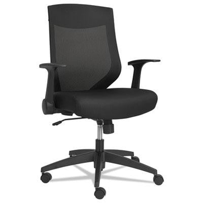 Alera&reg; EB-K Series Synchro Mid-Back Mesh Chair