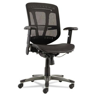 Alera&reg; Eon Series Multifunction Mid-Back Suspension Mesh Chair