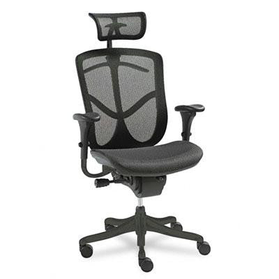 Alera&reg; EQ Series Ergonomic Multifunction High-Back Mesh Chair