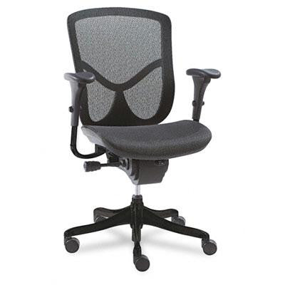 Alera&reg; EQ Series Ergonomic Multifunction Mid-Back Mesh Chair