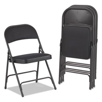 Alera&reg; Steel Folding Chair with Two-Brace Support