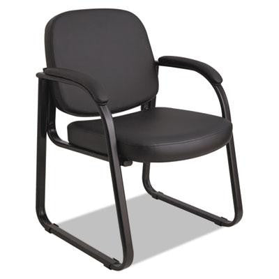 Alera&reg; Genaro Series Half-Back Sled Base Guest Chair