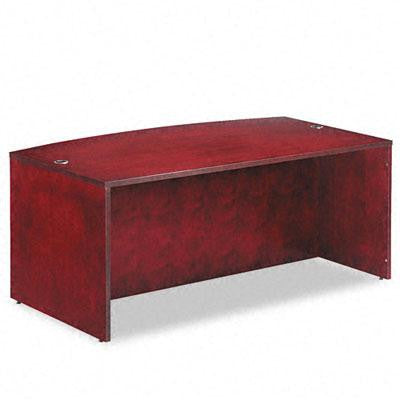 Alera&reg; Verona Veneer Series Bow Front Desk Shell