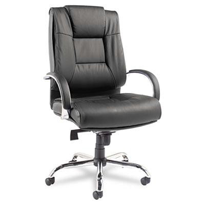 Alera&reg; Ravino Big and Tall Series High-Back Swivel-Tilt Leather Chair