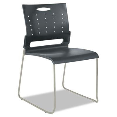 Alera&reg; Continental Series Plastic Perforated Back Stack Chair