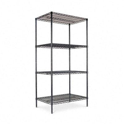 Alera&reg; Industrial Heavy-Duty Wire Shelving Starter Kit