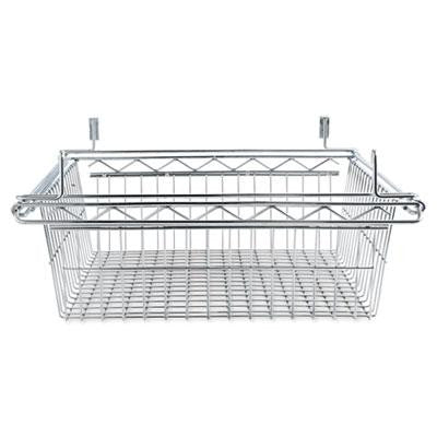 Alera&reg; Wire Shelving Sliding Wire Basket