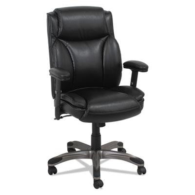 Alera&reg; Veon Series Leather Mid-Back Manager's Chair