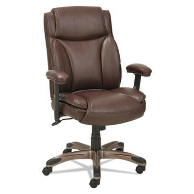 Alera&reg; Veon Series Leather Mid-Back Manager's Chair