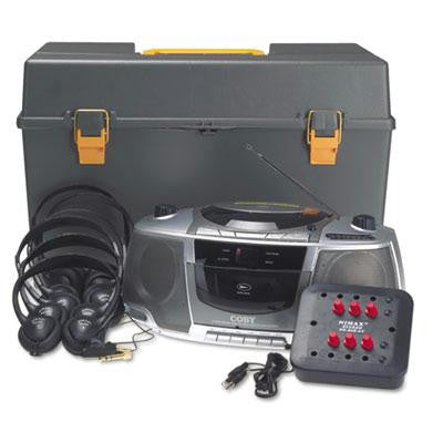 AmpliVox&reg; Personal Six-Station Listening Center