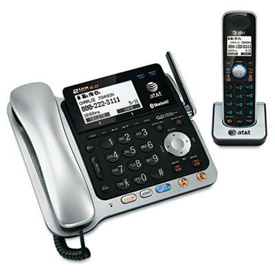 AT&T&reg; TL86109 Two-Line DECT 6.0 Phone System with Bluetooth&reg; and Digital Answering System