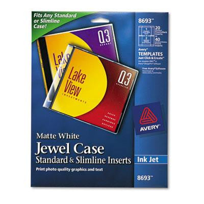 Avery&reg; Jewel Case Inserts