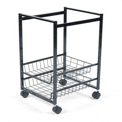 Advantus&reg; Mobile File Cart with Sliding Baskets