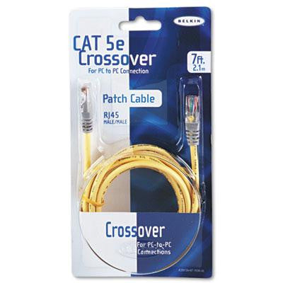 Belkin&reg; CAT5e, 10-100Base-T Crossover Patch Cable