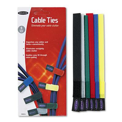 Belkin&reg; Multicolored Cable Ties