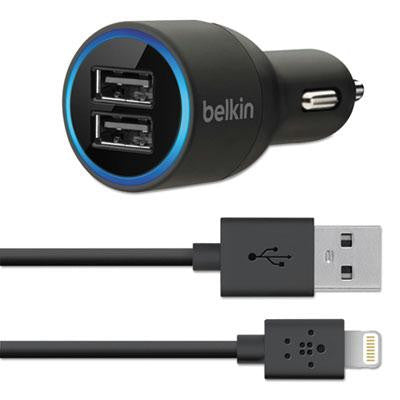 Belkin&reg; Car Charger with Lightning&trade; Cable