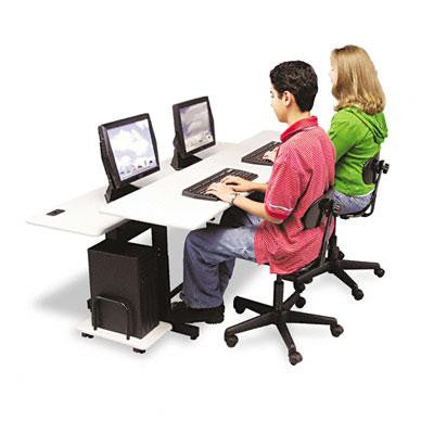 BALT&reg; Split-Level Computer Training Table, 72 x 36