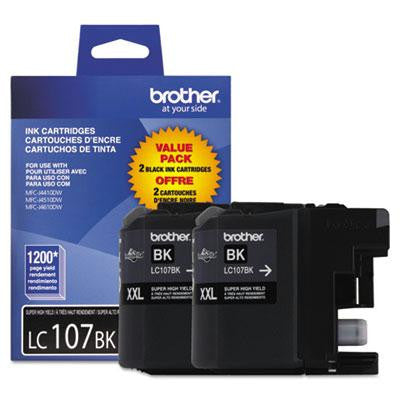 Brother LC103BK-LC107BK Ink