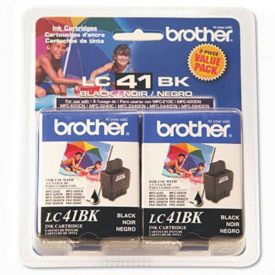 Brother LC41BK2PKS Inkjet Cartridge