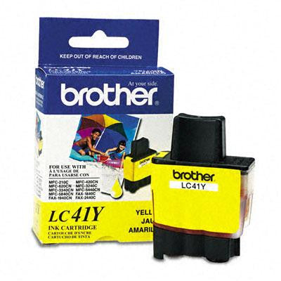 Brother LC41BK, TLC41C, LC41HYBK, LC41Y, LC41Y Inkjet Cartridge