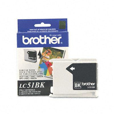 Brother LC51BK, LC51C, LC51HYBK, LC51M, LC51Y Ink