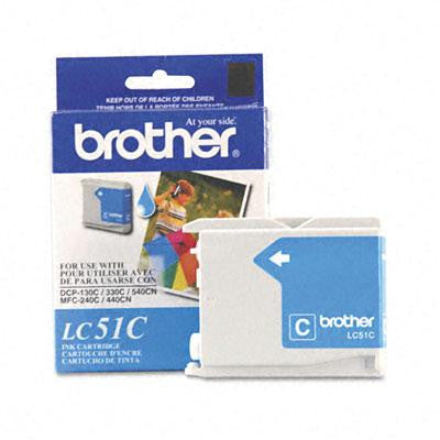 Brother LC51BK, LC51C, LC51HYBK, LC51M, LC51Y Ink