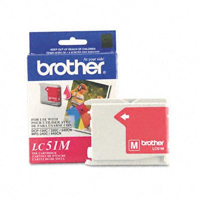 Brother LC51BK, LC51C, LC51HYBK, LC51M, LC51Y Ink