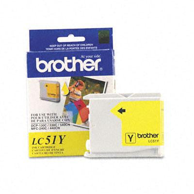 Brother LC51BK, LC51C, LC51HYBK, LC51M, LC51Y Ink