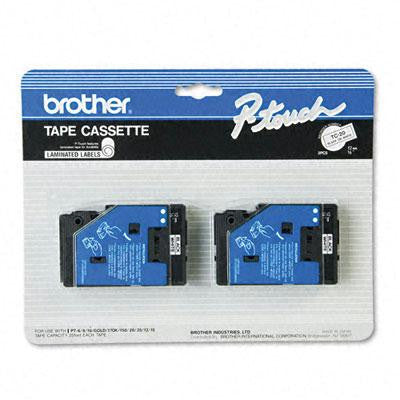 Brother P-Touch&reg; TC Series Standard Adhesive Laminated Labeling Tape