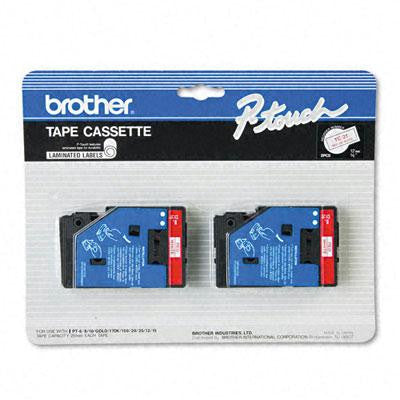 Brother P-Touch&reg; TC Series Standard Adhesive Laminated Labeling Tape