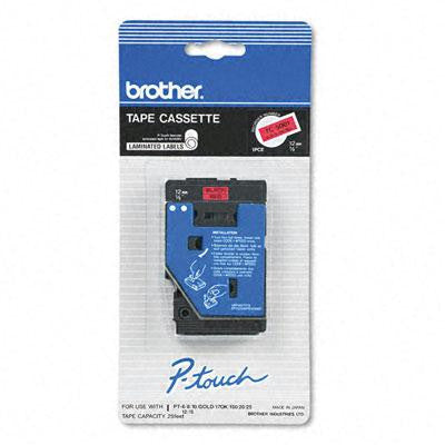 Brother P-Touch&reg; TC Series Standard Adhesive Laminated Labeling Tape