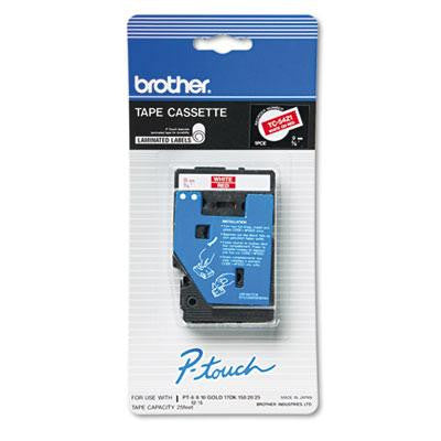 Brother P-Touch&reg; TC Series Standard Adhesive Laminated Labeling Tape