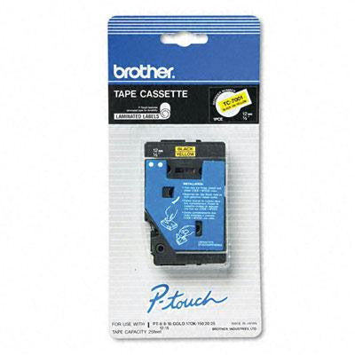 Brother P-Touch&reg; TC Series Standard Adhesive Laminated Labeling Tape